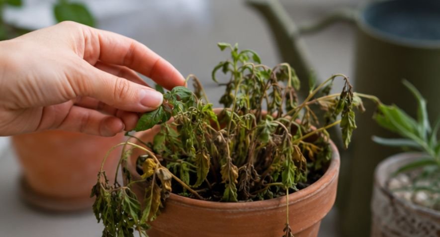How To Revive Dying Herb Plant Step By Step