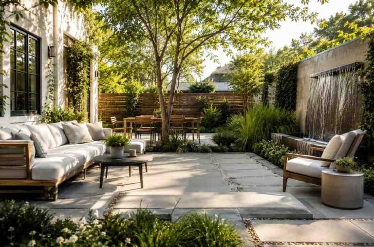 Outdoor Spaces That Improve Wellbeing Through Nature, Light, and Simple Design